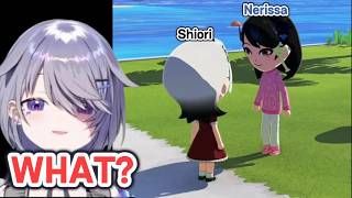 Biboo caught off guard when Mii Nerissa was being so mean to Mii Shiori