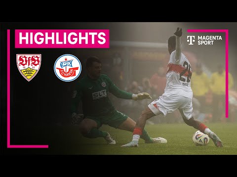 VfB Stuttgart II - Hansa Rostock | Highlights 3. Liga | MAGENTA SPORT