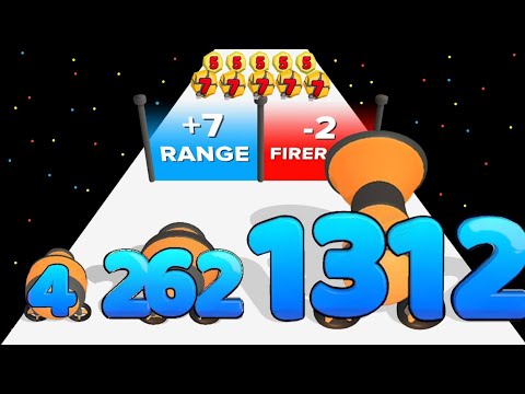 DIGIT MULTIPLIER RUN - Canon Digit Shooter Max Level Gameplay #asmrgameplay #satisfyingasmr #levelup