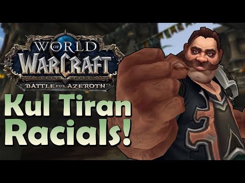 Kul Tiran Racials - In Game Preview | Battle for Azeroth