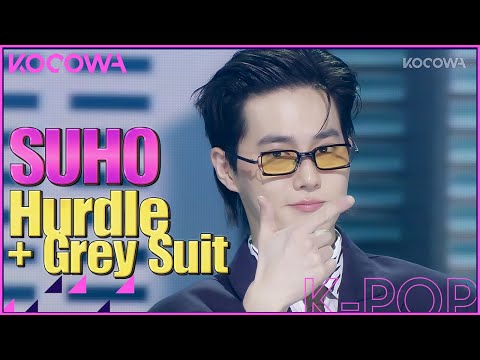 SUHO - Hurdle + Grey Suit l SBS Inkigayo Ep 1133 [ENG SUB]