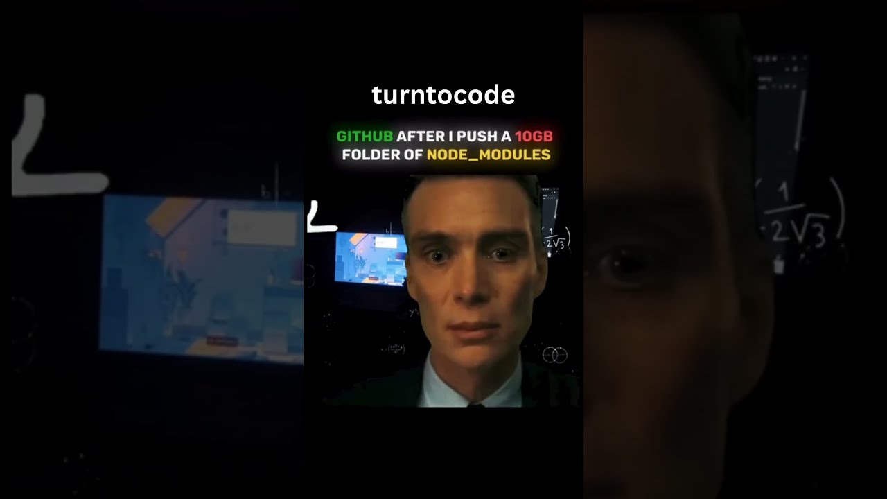 Have you ever pushed node module on GitHub   #shortvideos #viral #coding #coder #funny
