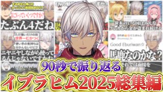 【イブラヒム】90秒で振り返る2025【総集編 / 切り抜き】