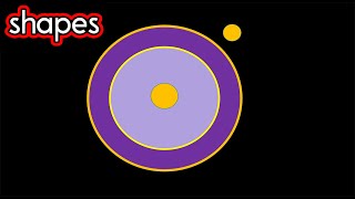SHAPES II Star Rectangle Square Triangle Circle CVI friendly video kids gameplay video by JulStar, 6:47 duration