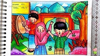 Cara Mewarnai Bunga Matahari Dengan Crayon - GAMBAR ...