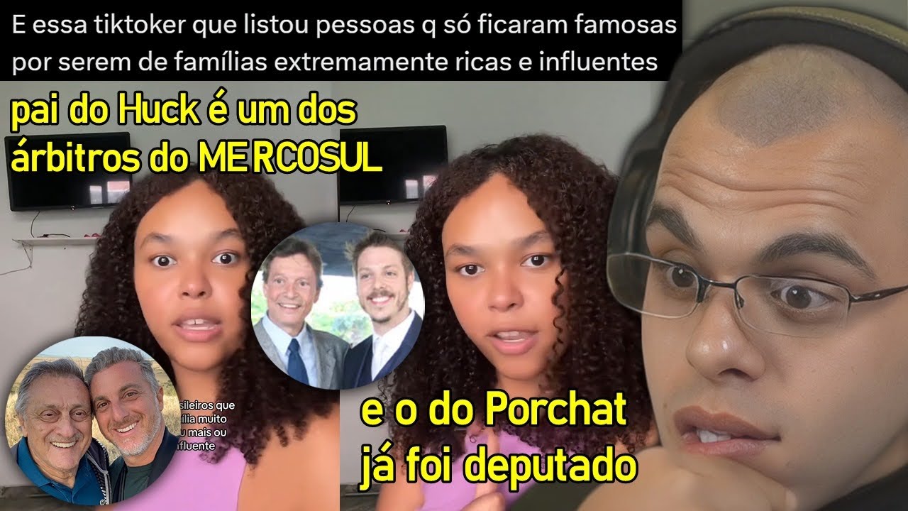 TIKTOKER EXPÕE FAMOSOS Q SÓ FICARAM FAMOSOS POR SEREM DE FAMÍLIAS RICAS E INFLUENTES