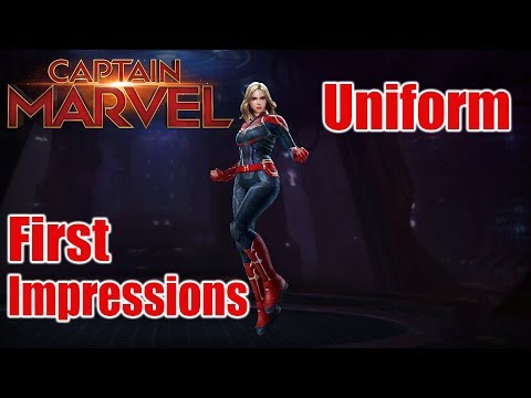 Captain Marvel Movie Uniform First Impressions and Thoughts (MFF)