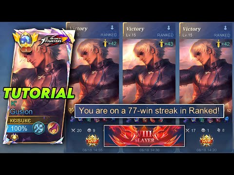 TOP GLOBAL GUSION NEW SECRET BUILD & COMBO TUTORIAL!! (MUST WATCH) - Mobile Legends