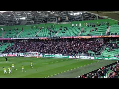 #groutr Opkomst voor warm up FC Groningen tegen FC Utrecht