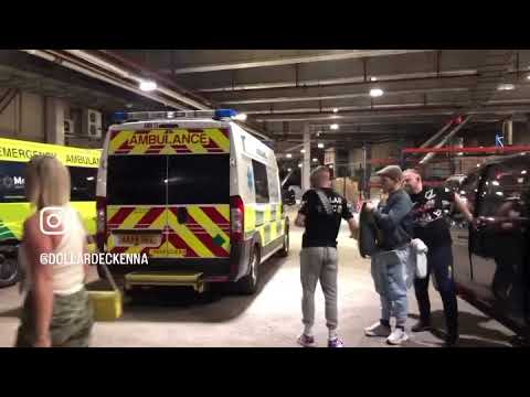 Declan Kenna arriving at the O2 London