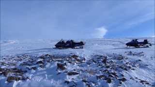 preview picture of video 'Sleðaferð á Tröllaskaga - Snowmobile trip in Skagafjordur, Iceland.'