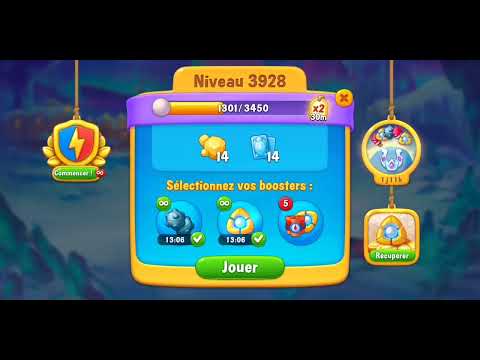 fishdom level 3926 to 3928 / niveau 3926 à 3928 full boosters