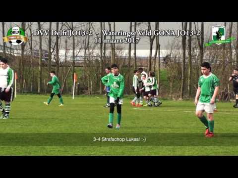 2017-03-11 DVV Delft JO13-2 - Wateringse veld Gona JO13-2 3-7