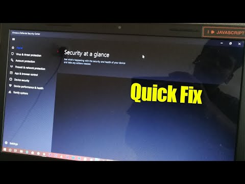 How to Fix Windows defender security at a glance - Windows 10/11 [Link Updated✔]