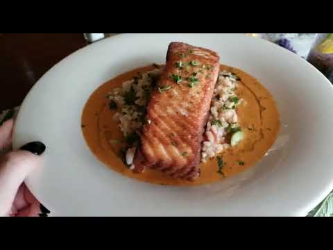 Weekend Feature – Salmon Over Risotto | Teresa's Italian Eatery
