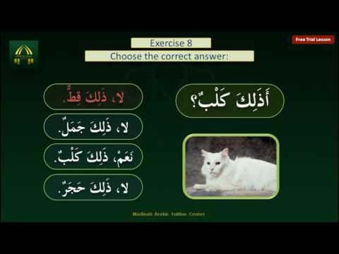 Learn Arabic By Examples: Episode 6 - Exercises on lesson two