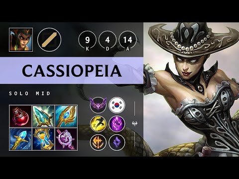 Cassiopeia Mid vs Corki: Dominating - KR Master Patch 14.22