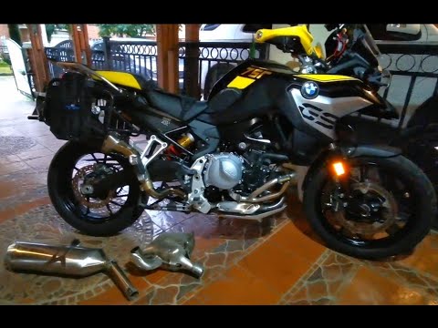 Remus Black Hawk exhaust on BMW 750GS 2021 Anniversary Edition.