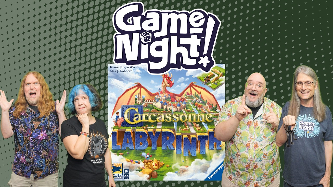 Carcassonne: Labyrinth - GameNight! Se14 Ep21 - How to Play & Playthrough