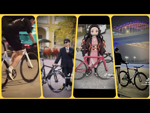 Natshi Fixed Gear | Tổng hợp tiktok Fixed Gear or Road Bike | Khi chiến thần tốc độ thể hiện #fixie