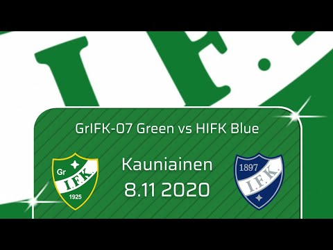 GrIFK-07 Green  vs HIFK Blue - 8.11.2020