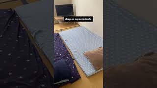 Why do some married Japanese couples sleep separately?