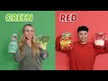 Eating Only ONE Color Of Food For 24 HOURS!