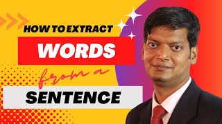 How to extract words from a sentence in Java?