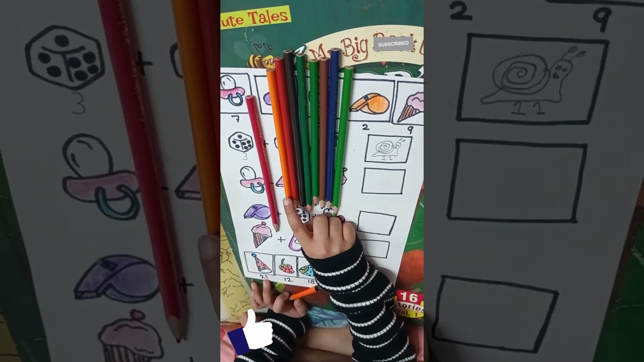 picture addition #Maths Activity #interesting drawing colouring picture Activity ideas 👍