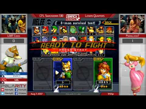 CFL Smackdown 138 Melee - LGBT Chess (Peach) vs Poonslayer7 (Fox) - Losers Quarters
