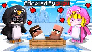 We Got ADOPTED by GUGUGAGA Penguin Family in Minecraft..