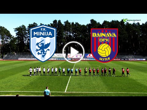 DFK „Dainava" sutriuškino Kretingos FK „Minija" (ĮVARČIAI)