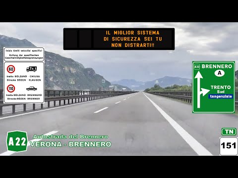 A22 | Autostrada del Brennero | VERONA - BRENNERO