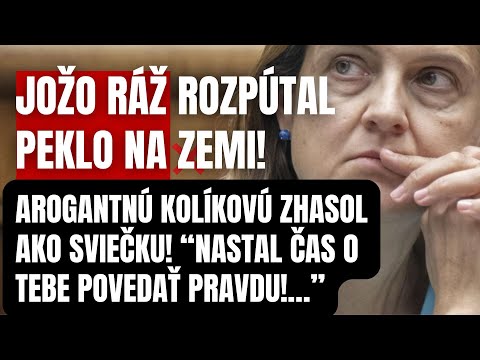 Utrpela tvrdú PORÁŽKU! Jožo Ráž prehovoril! Takto VYPOL Kolíkovú pred kamerami! Poviem o tebe pravdu