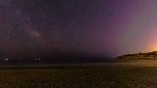 preview picture of video 'Milky Way Time Lapse - Second Beach, Middletown, RI 062814'