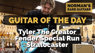 Video thumbnail for Guitar of the Day: Tyler The Creator Fender Special Run Stratocaster | Norman's Rare Guitars by Normans Rare Guitars