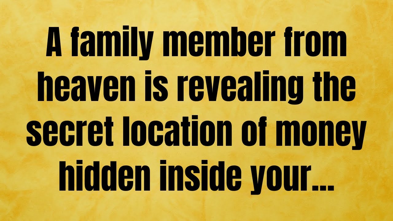 🔴 A family member from heaven is revealing the secret location | God Message Today | God Message