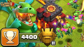 TH10 Trophy Pushing with Baby Dragons | Clash of Clans