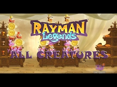 Rayman Legends Walkthrough - All Creatures Showcase + Heroes