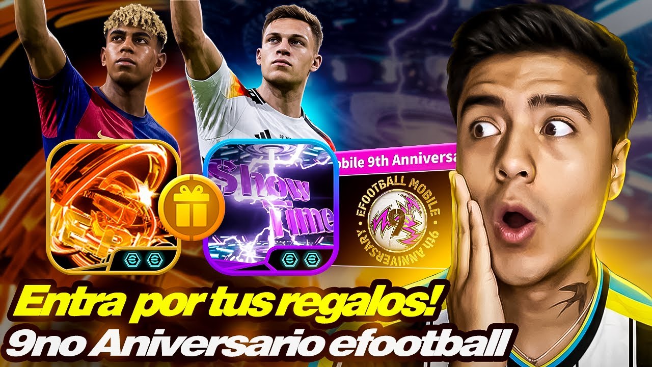 Fin Mantenimiento eFootball🎁ENTRA POR TU SHOWTIME GRATIS!✅9no Aniversario Mobile🎁