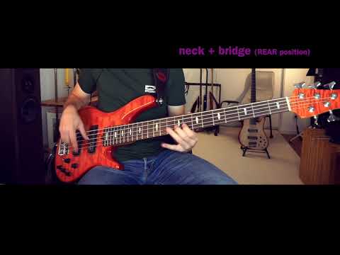 Delano Times Square – bass pickup demo (incl. two bridge pickup positions)