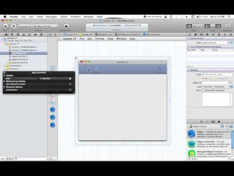 Cocoa Programming L17 - NSToolbar