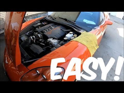 C6 Corvette Clutch Fluid Change (Prestone DOT4 Brake Fluid) !!!