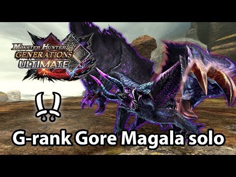 MHGU | G-rank Gore Magala solo (Striker Dual Blades) - 3'52