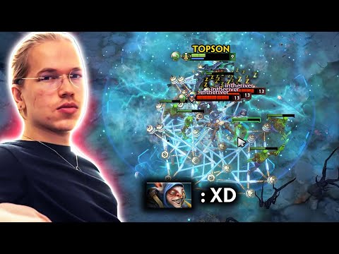 This is Topson's answer to enemy MEEPO pick!