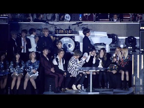161226 블랙핑크(BLACKPINK),방탄소년단(BTS).빅뱅,AOA - 지민,진 장난, 대성,지수 손하트 직캠 Fancam (2016 가요대전) by Mera