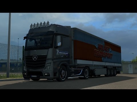 ETS 2 - Vive la France - Mercedes Actros MP4 - Trip: Nantes - Dijon