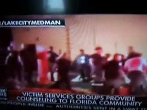 Short news clip of Orlando terrorist attack on 6-12-16