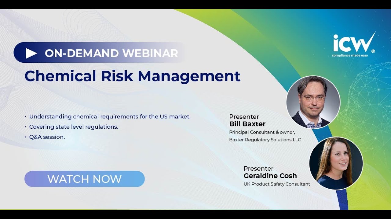 Product Safety Webinar: Chemical Risk Management