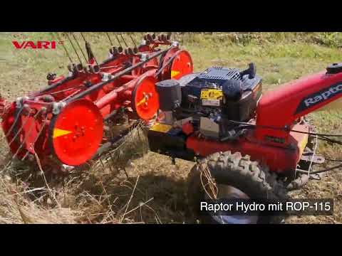 Raptor Hydro mit Heuwender ROP 115 von Vari